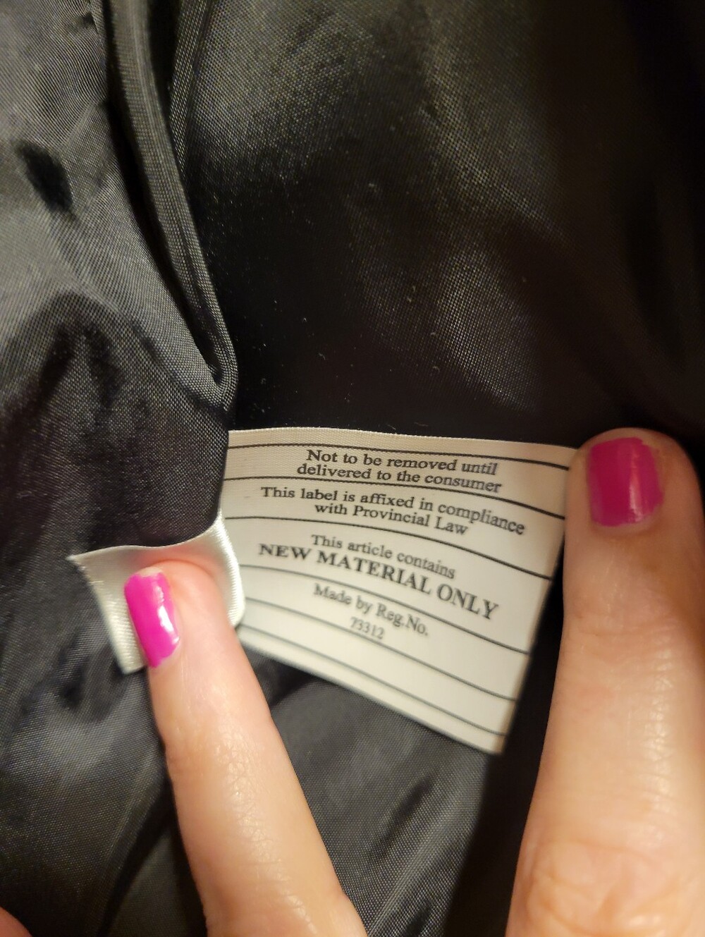PINK Victoria's Secret Black Puffer Jacket with Multicolor Logo Hearts (RARE) - Picture 8 of 9